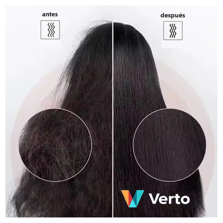 Plancha Cepillo Alisador Pelo Eléctrico. Cabello liso en minutos