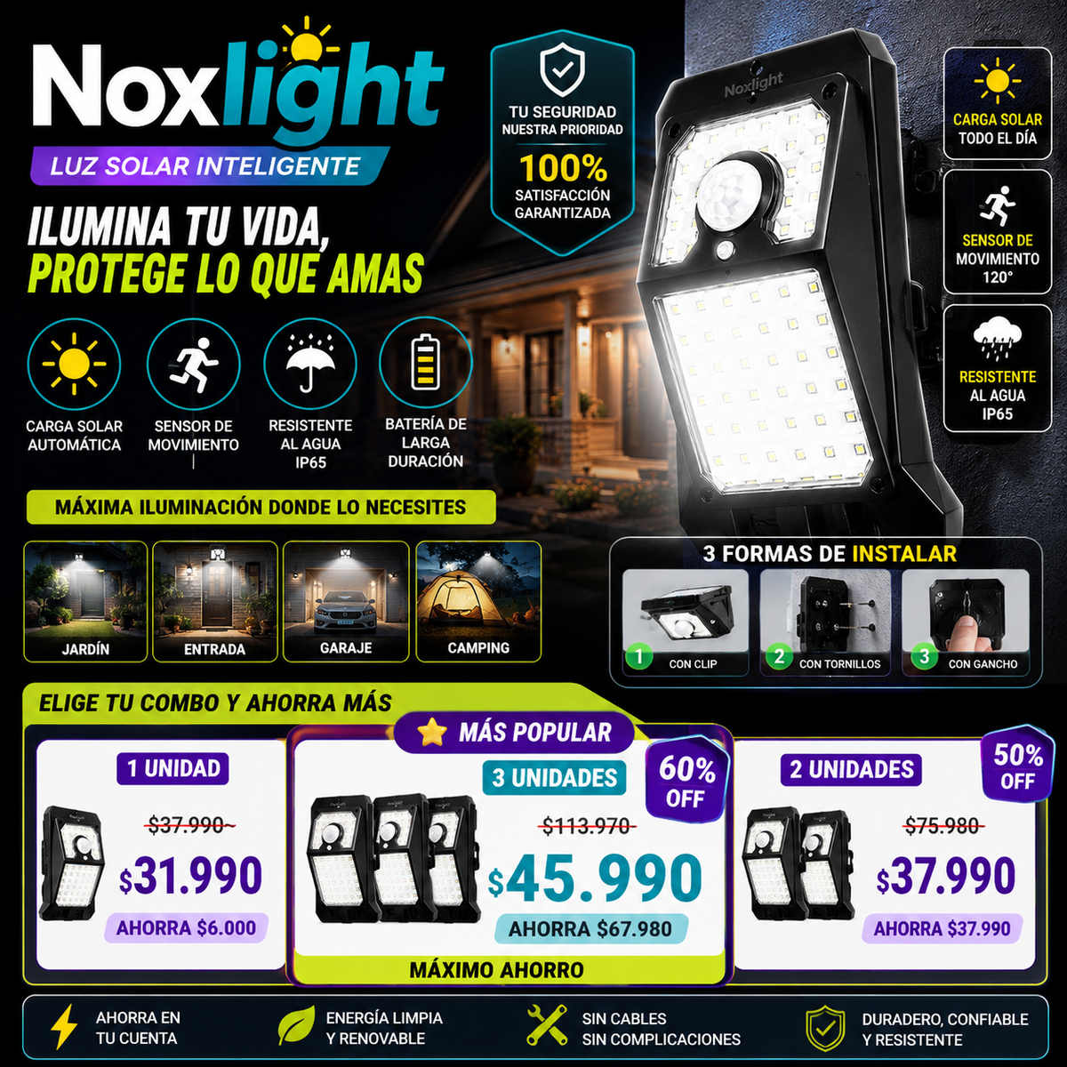 NoxLight - Luz donde la necesites, sin cables