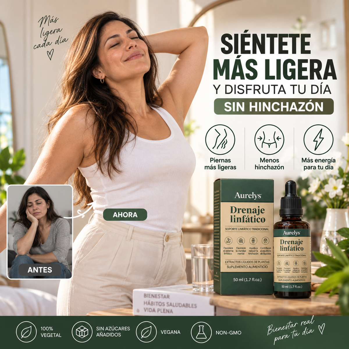 Drenaje Linfático Aurelys - apoya el drenaje natural de tu cuerpo