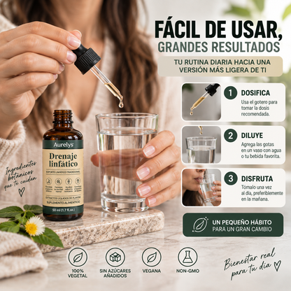 Drenaje Linfático Aurelys - apoya el drenaje natural de tu cuerpo