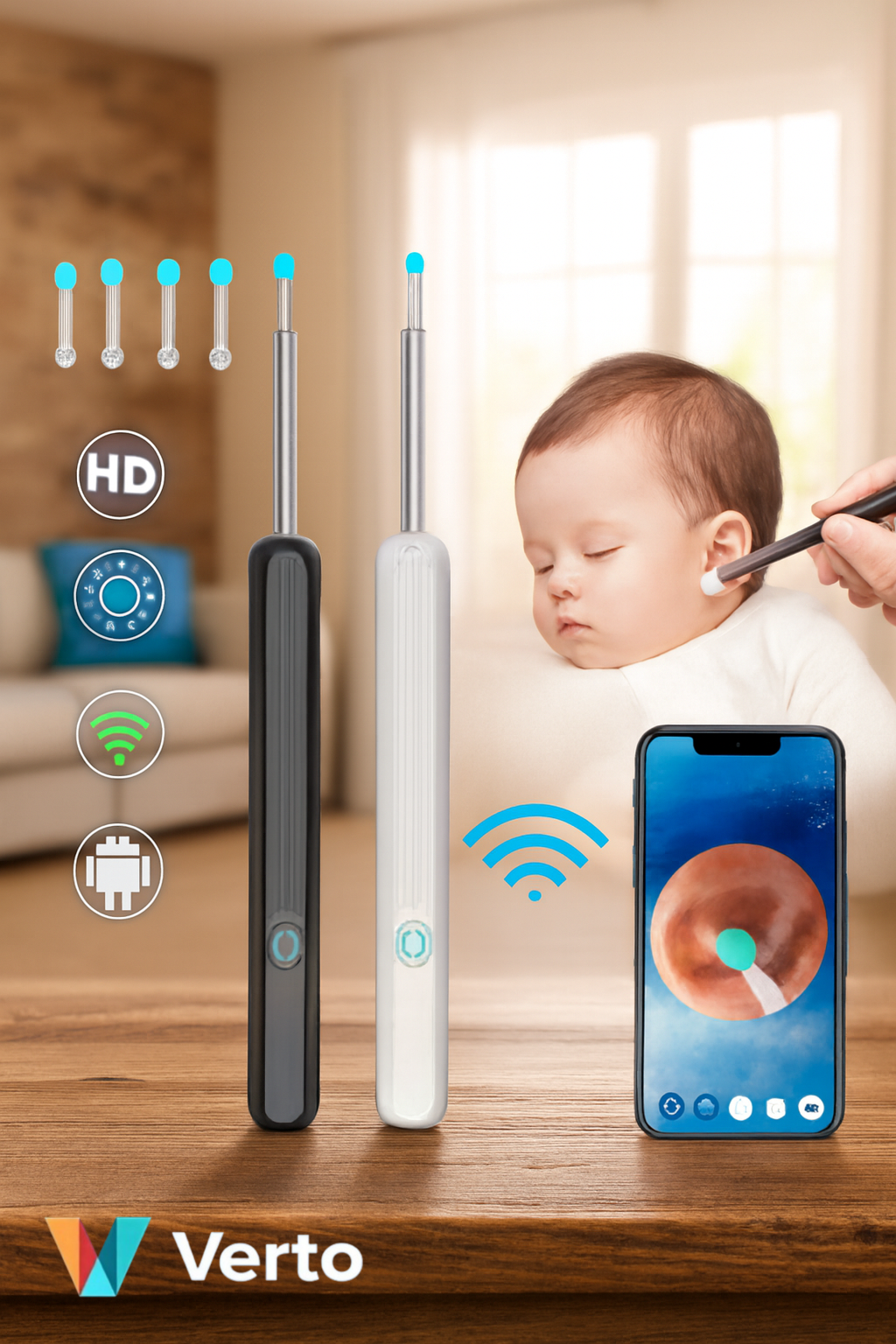 OTOSCOPIO DIGITAL CON CONEXIÓN WIFI