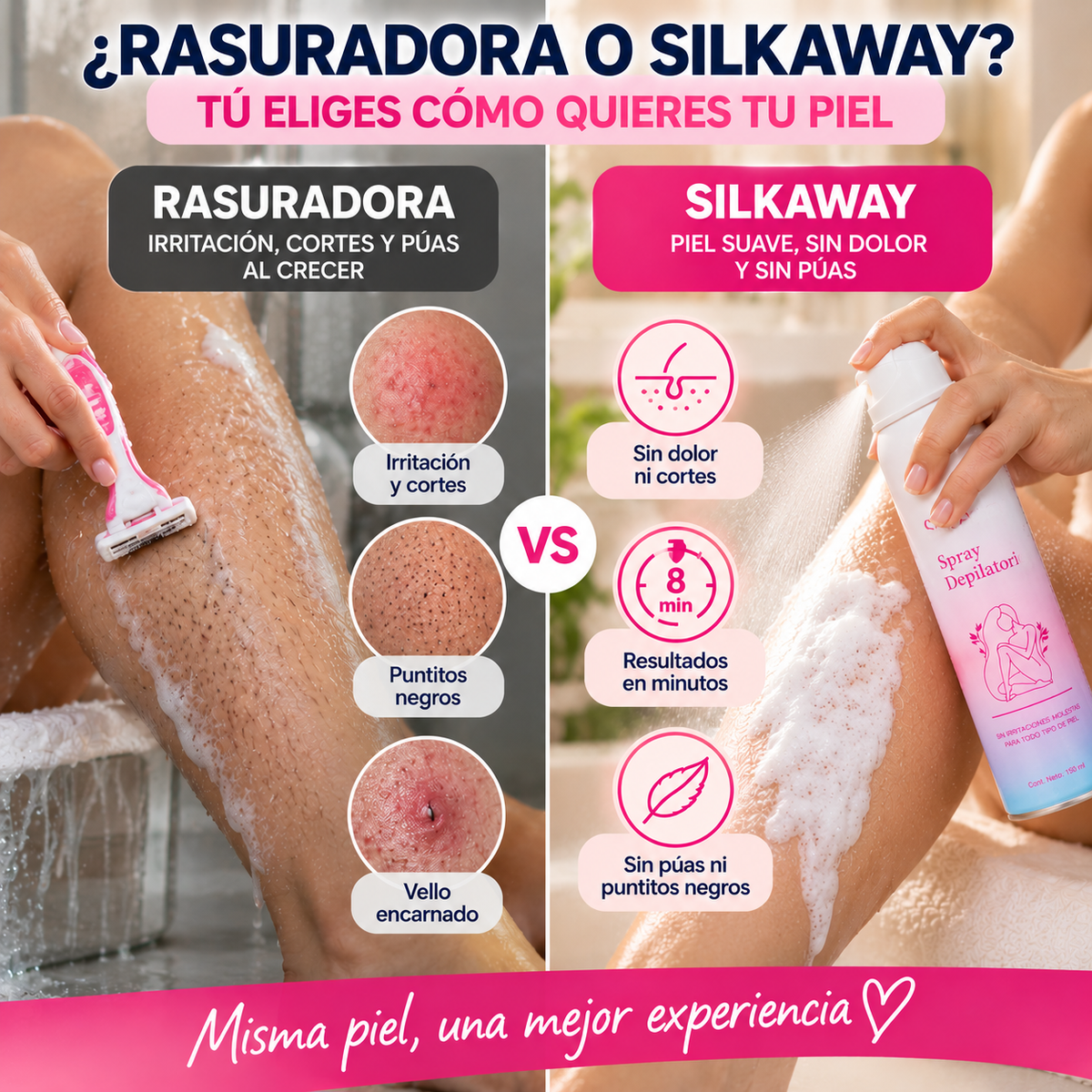 SilkAway - SPRAY DEPILATORIO